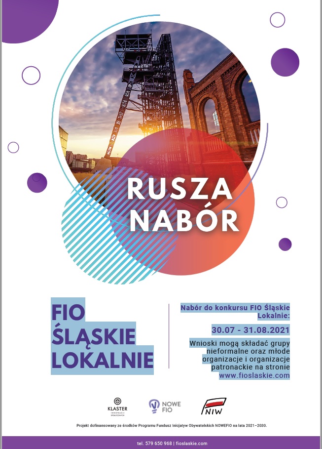 plakat informujący o ruszaniu naboru do FIO